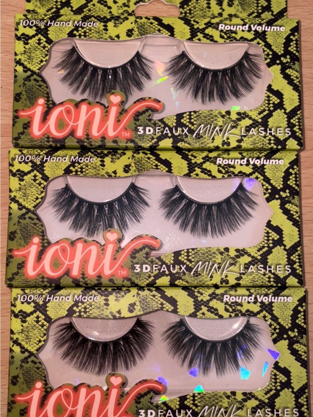 Ioni 3D Faux Mini Lashes - Black